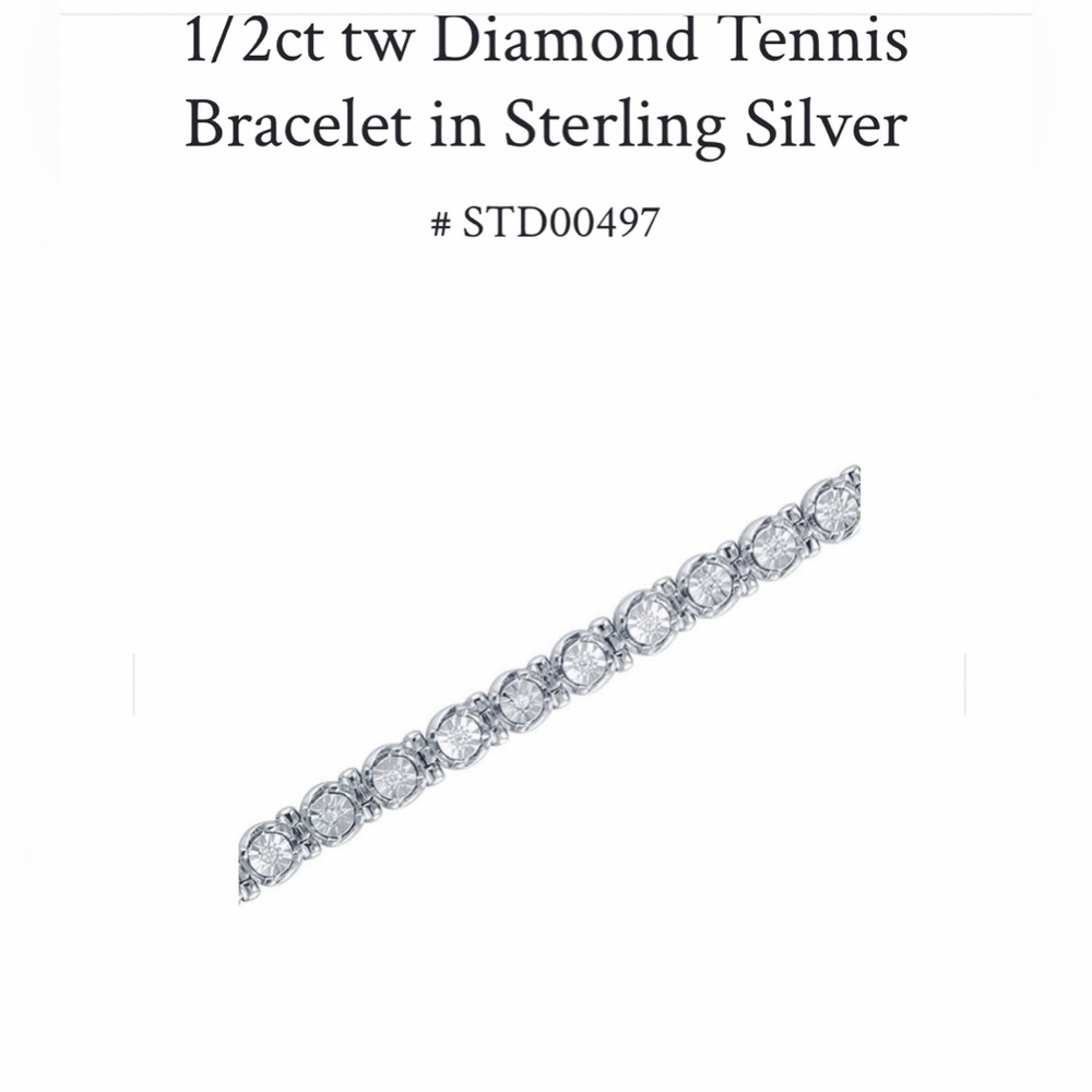 Diamond tennis bracelet